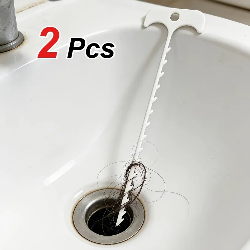 2 PCS Flexible Plastic Drainag - Root Hook Tool ulasan dan harga