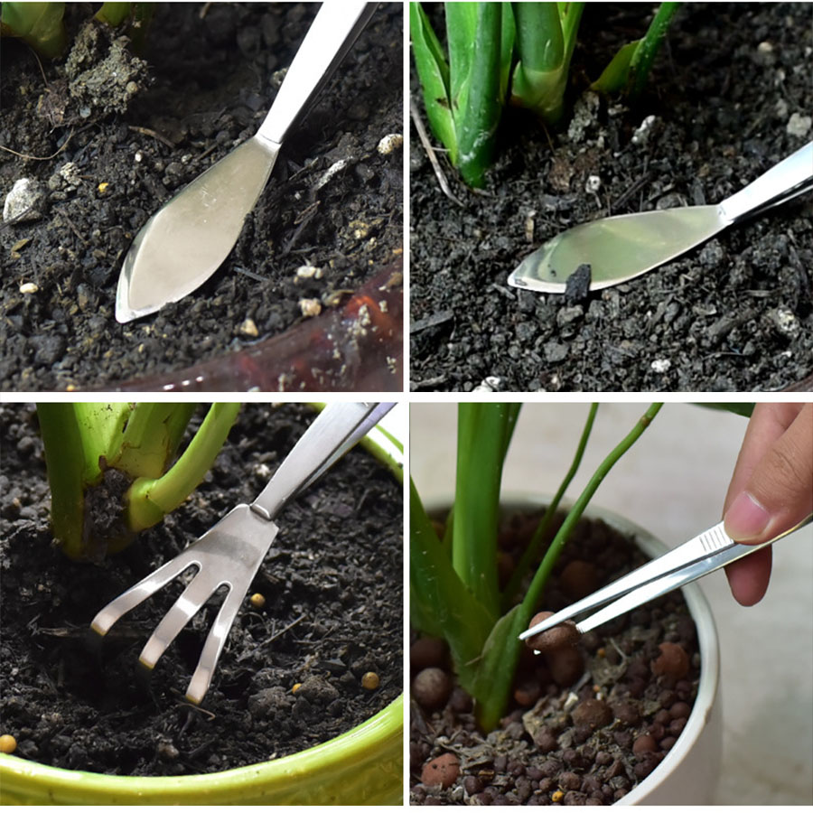2-in-1 304 Stainless Steel Pro - Bonsai Garden Rake ulasan dan harga