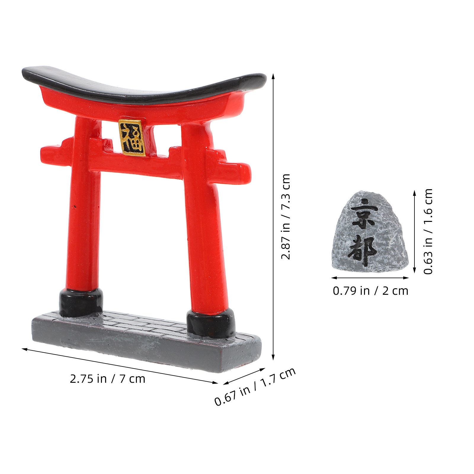 Petite Kyoto Torii Gate Orname - Bonsai Garden Kyoto ulasan dan harga