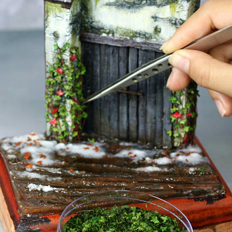 DIY Miniature Leaf 35ml Micro  - Bonsai Garden With Sand ulasan dan harga