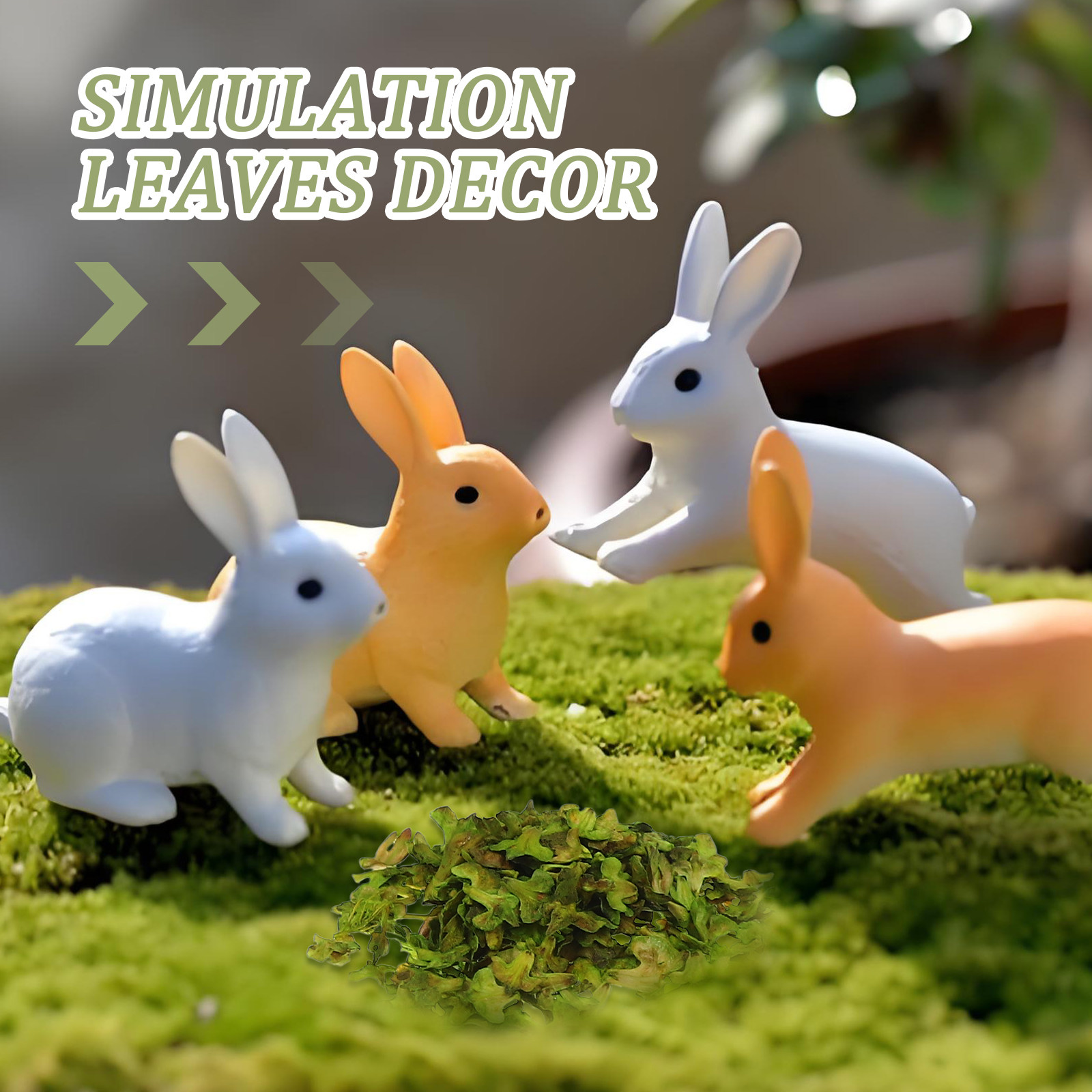 Premium Miniature Leaves Artif - Bonsai Garden With Sand ulasan dan harga