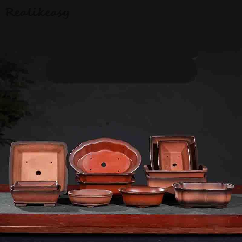Chinese Yixing Purple Sand Cer - Bonsai Garden With Sand ulasan dan harga