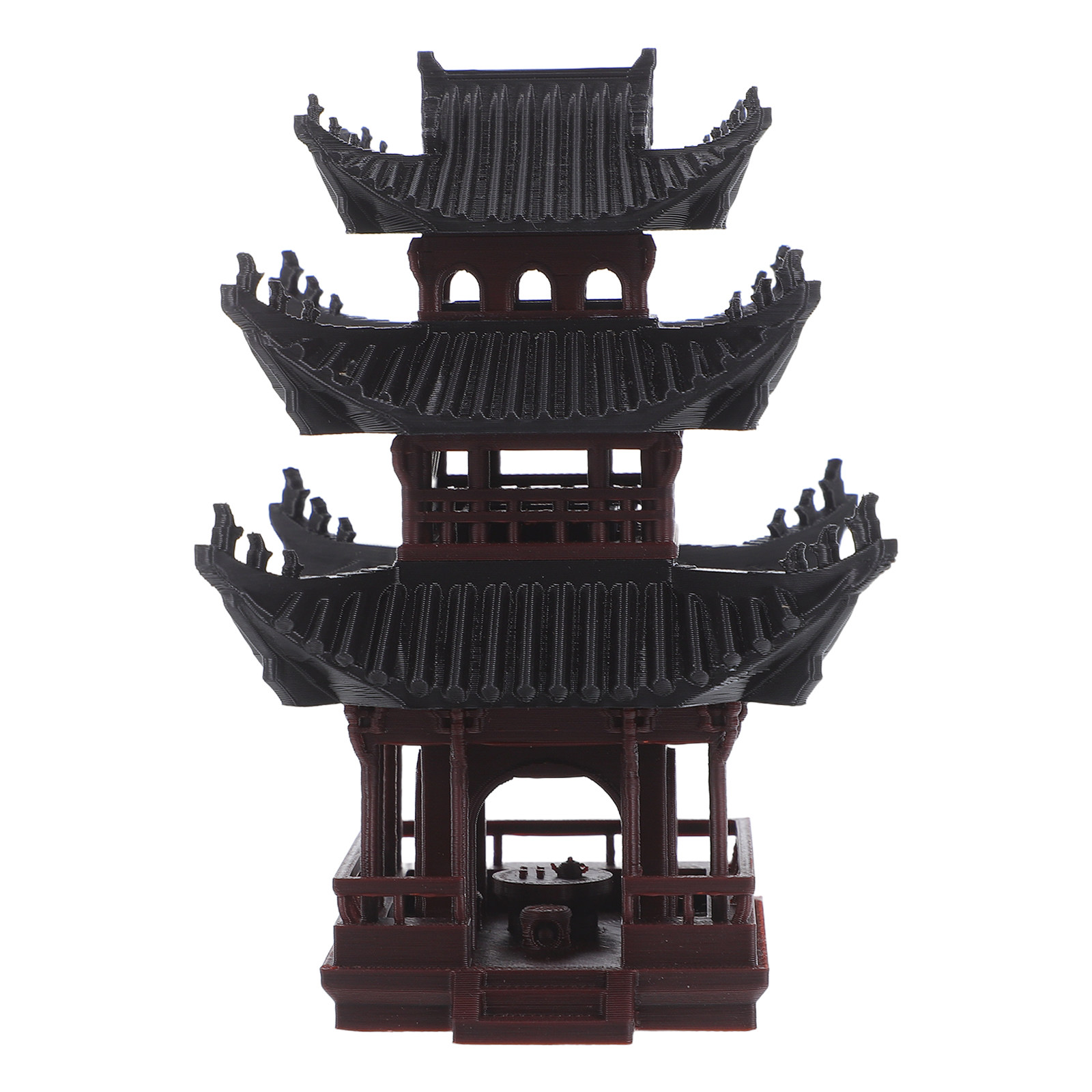 Mini Pavilion Statue Tiny Pavi - Bonsai Garden With Sand ulasan dan harga