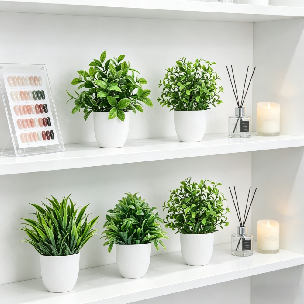 4pcs/set Mini Artificial Plant - Bonsai Garden For Home ulasan dan harga