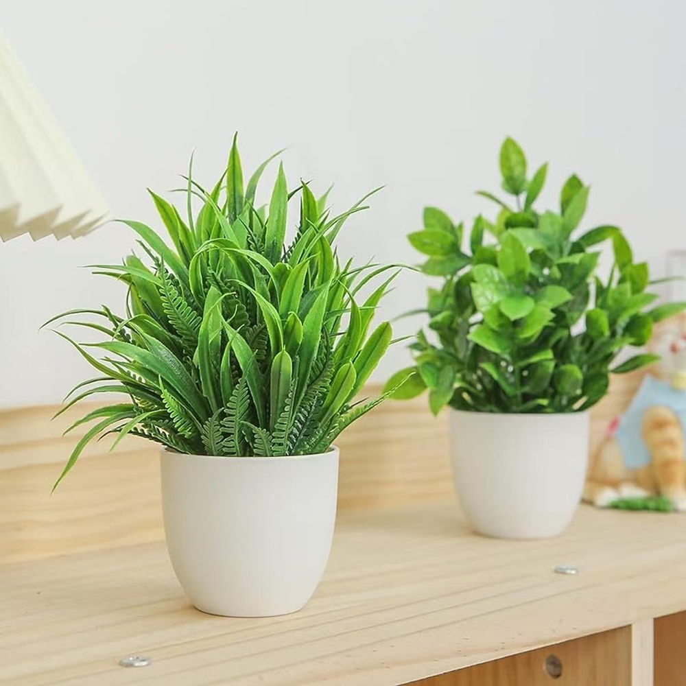 4pcs/set Mini Artificial Plant - Bonsai Garden For Home ulasan dan harga