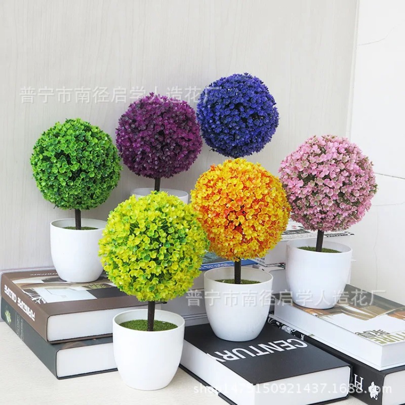 Artificial Small Tree Potted P - Bonsai Garden For Home ulasan dan harga