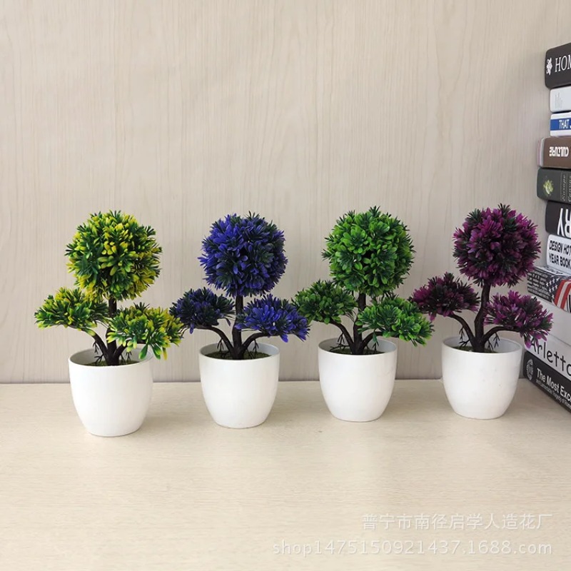 Artificial Small Tree Potted P - Bonsai Garden For Home ulasan dan harga
