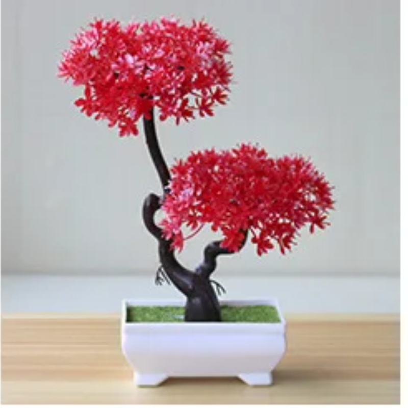 Artificial Small Tree Potted P - Bonsai Garden For Home ulasan dan harga