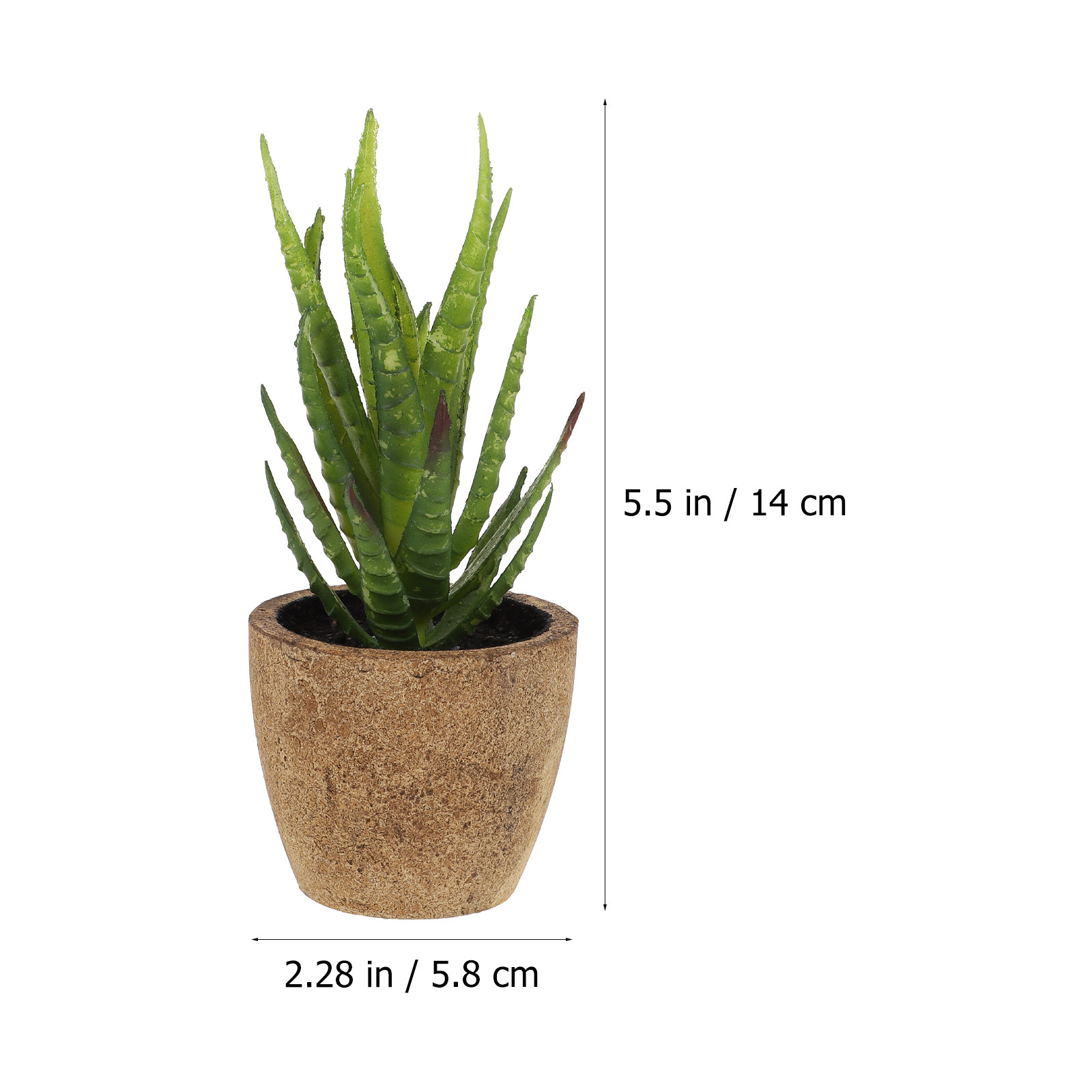 4Pcs Simulation Succulent Bons - Bonsai Garden Cafe ulasan dan harga