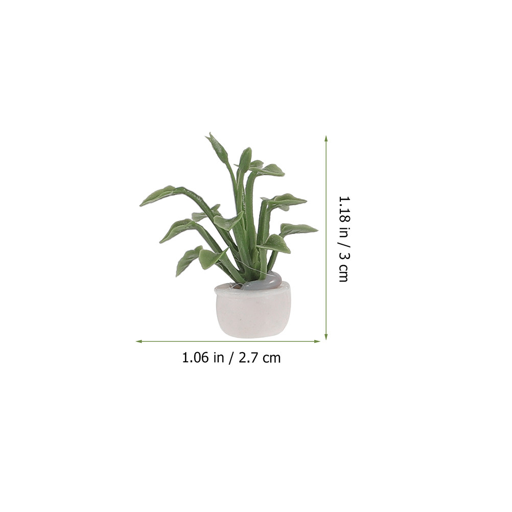 9Pcs Miniature Potted Plant Re - Bonsai Garden With Sand ulasan dan harga